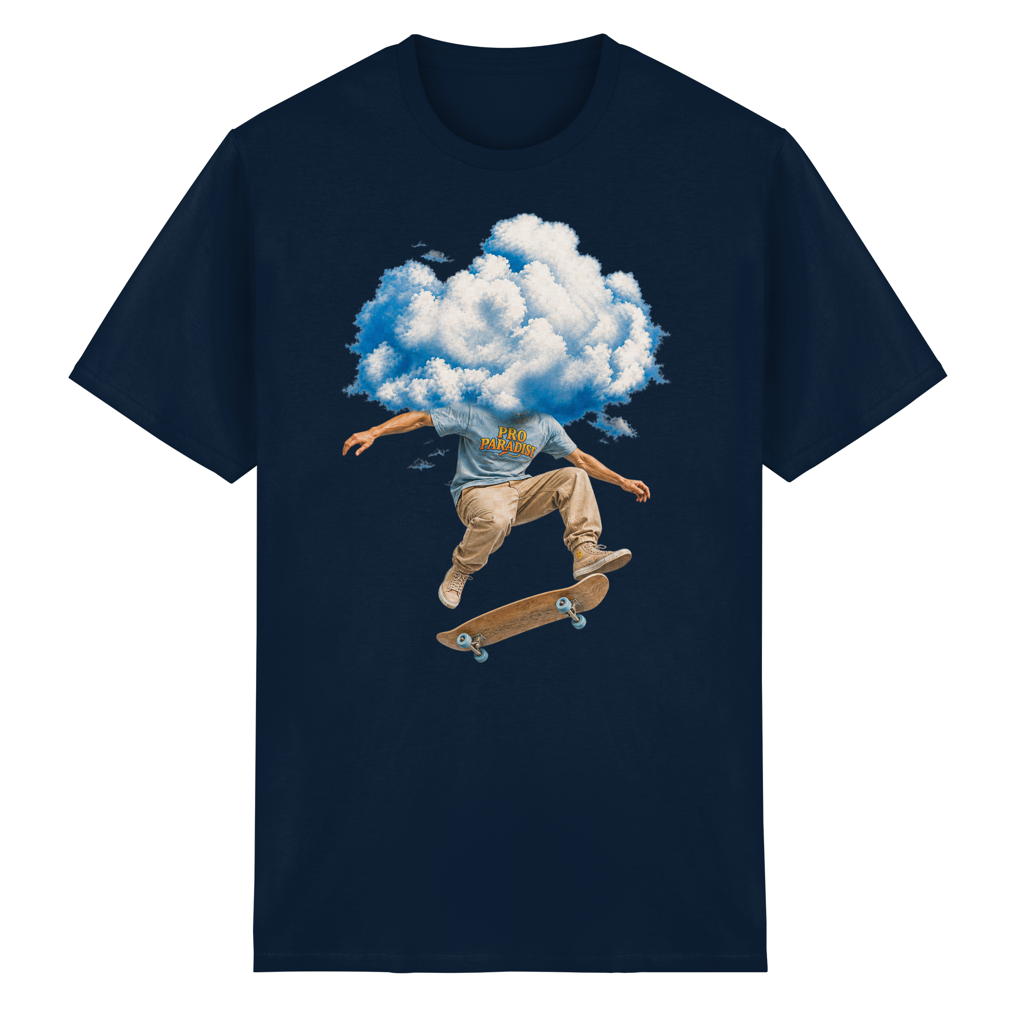 Cloudhead Skater - Heavy Cotton T-Shirt